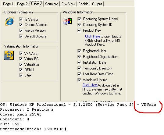 Virtual Machine Detection