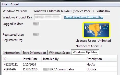 Windows Product Key Viewer Windows Product Key Viewer
